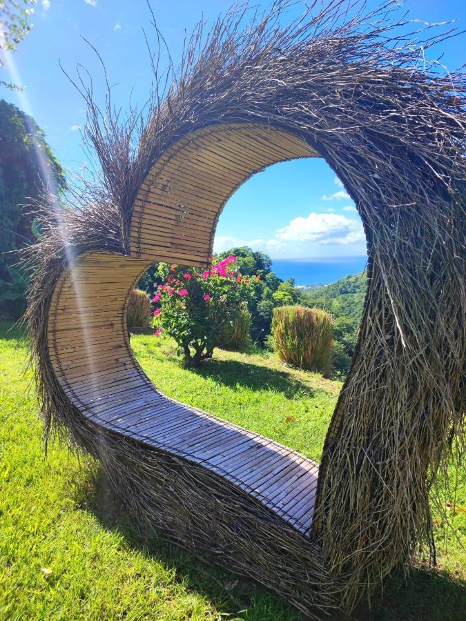 Gite 4 Etoiles, La Vieille Sucrerie St Claude Guadeloupe, Jacuzzi Spa Privatif, Vue Exceptionnelle Sur La Mer Des Caraibes Basse-Terre Zewnętrze zdjęcie