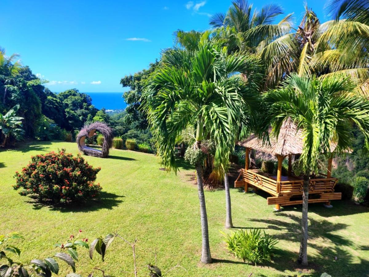 Gite 4 Etoiles, La Vieille Sucrerie St Claude Guadeloupe, Jacuzzi Spa Privatif, Vue Exceptionnelle Sur La Mer Des Caraibes Basse-Terre Zewnętrze zdjęcie